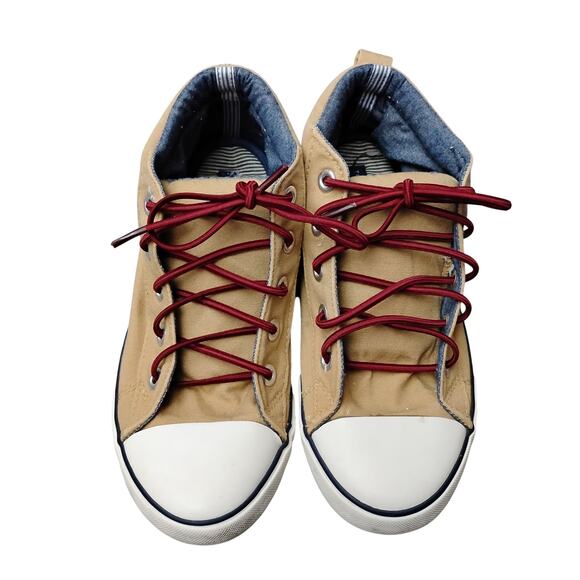 Tommy Hilfiger Sneakers / Chucks Tank and White Size 5.5 Women's - Picture 1 of 7